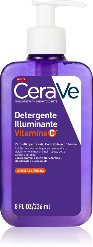 CeraVe Cleansers Brightening Brightening Gel Cleanser med vitamin C 236 ml