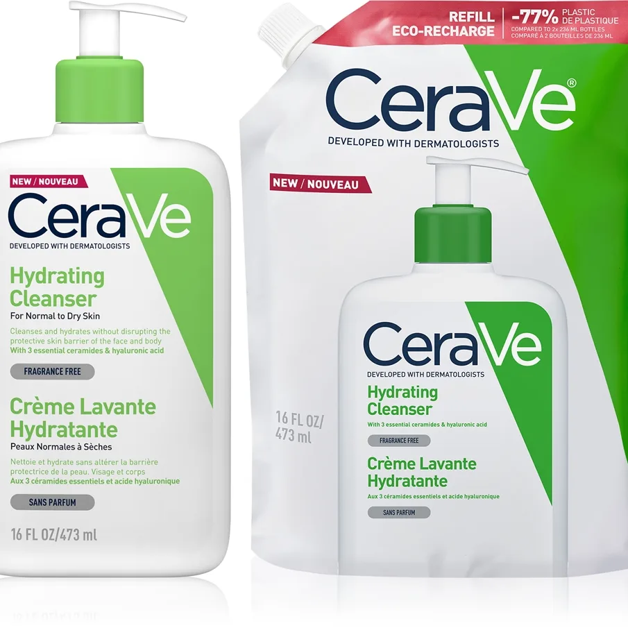 CeraVe Hydrating Cleanser Sæt med fugtgivende virkning