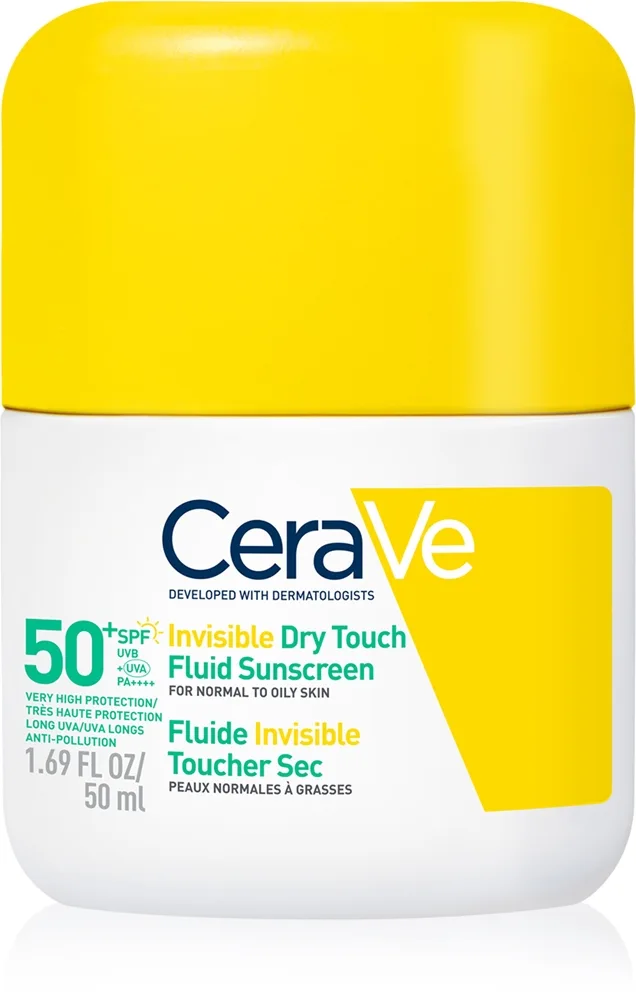 CeraVe Invisible Dry Touch Fluid Sunscreen SPF50+ 50 ml