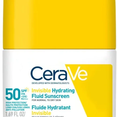 CeraVe Invisible Hydrating Fluid Sunscreen SPF50 50 ml
