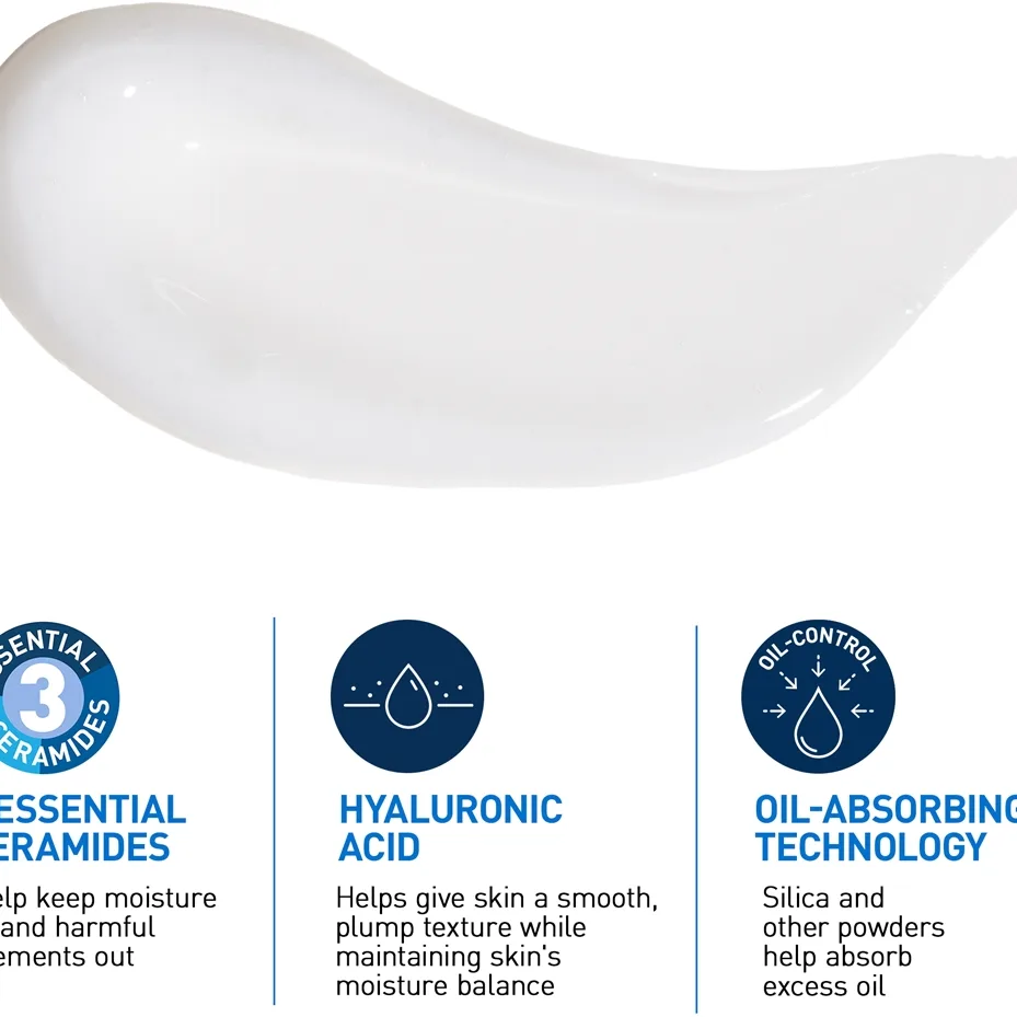 CeraVe Oil Control Moisturising Gel-Cream Återfuktande - gel-kräm för blandhud ´ 52 ml
