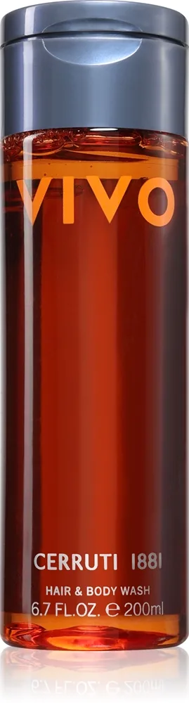 Cerruti 1881 Vivo suihkugeeli vartalolle ja hiuksille miehille 200 ml