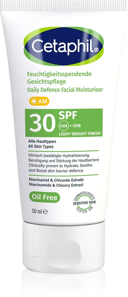 Cetaphil Daily Defence Face Moisturiser Beskyttende ansigtscreme SPF 30 50 ml