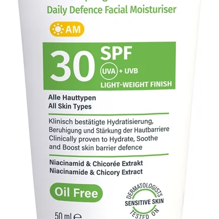 Cetaphil Daily Defence Face Moisturiser Skyddande ansiktskräm SPF 30 50 ml