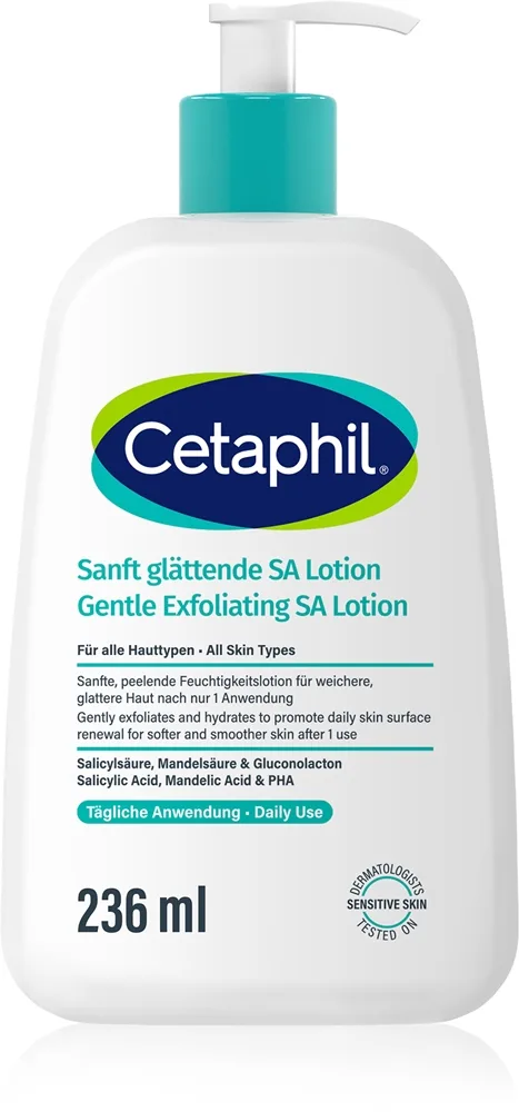 Cetaphil Gentle Exfoliating SA Lotion Mild creme exfoliator til alle hudtyper 236 ml