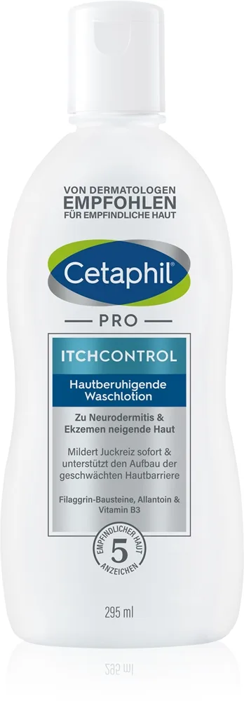 Cetaphil PRO ItchControl Body Wash suihkugeeli kuivalle ja ärtyneelle iholle 295 ml