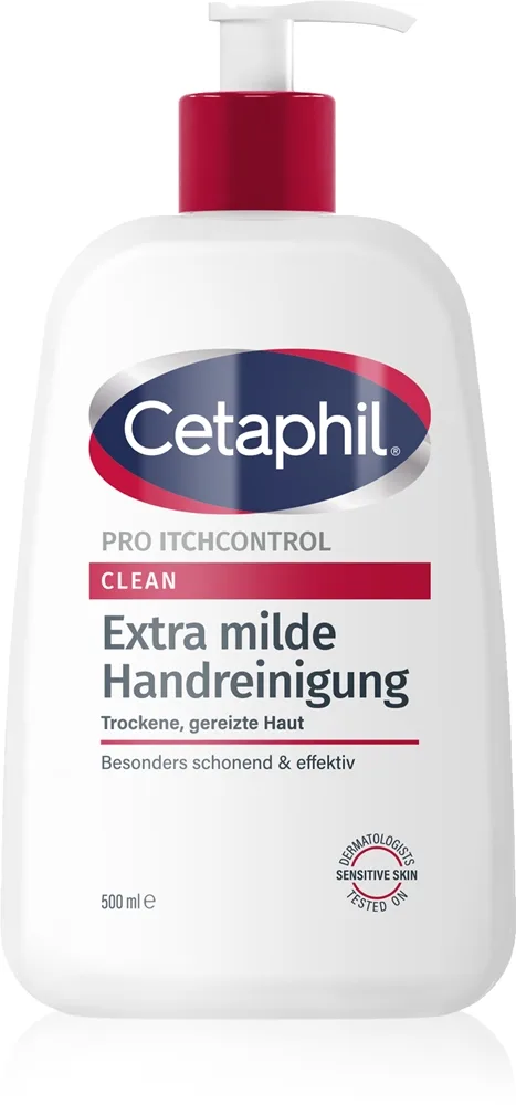 Cetaphil Pro ItchControl Clean hellävarainen nestemäinen käsisaippua 500 ml