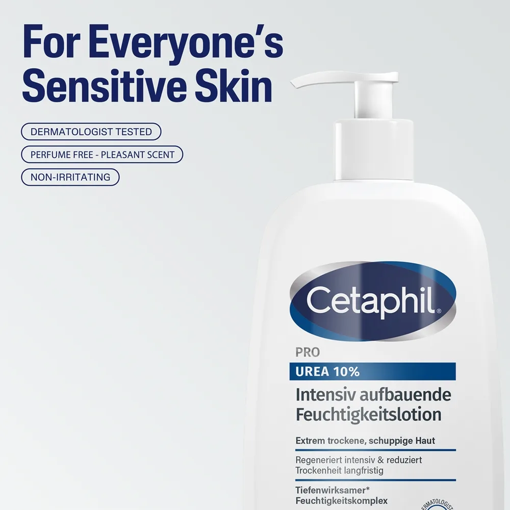 Cetaphil Pro Urea 10% Lotion Förnyande fuktgivande emulsion 500 ml