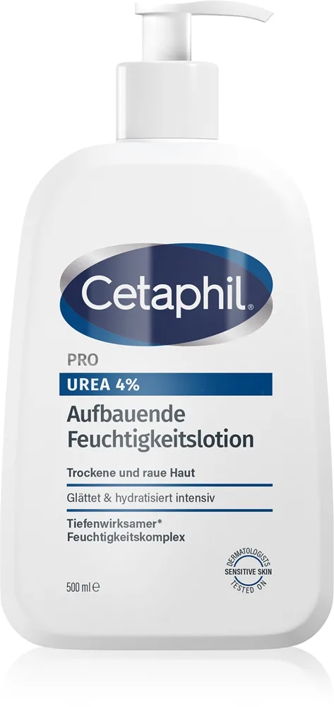 Cetaphil Pro Urea 4% Lotion Förnyande fuktgivande emulsion 500 ml