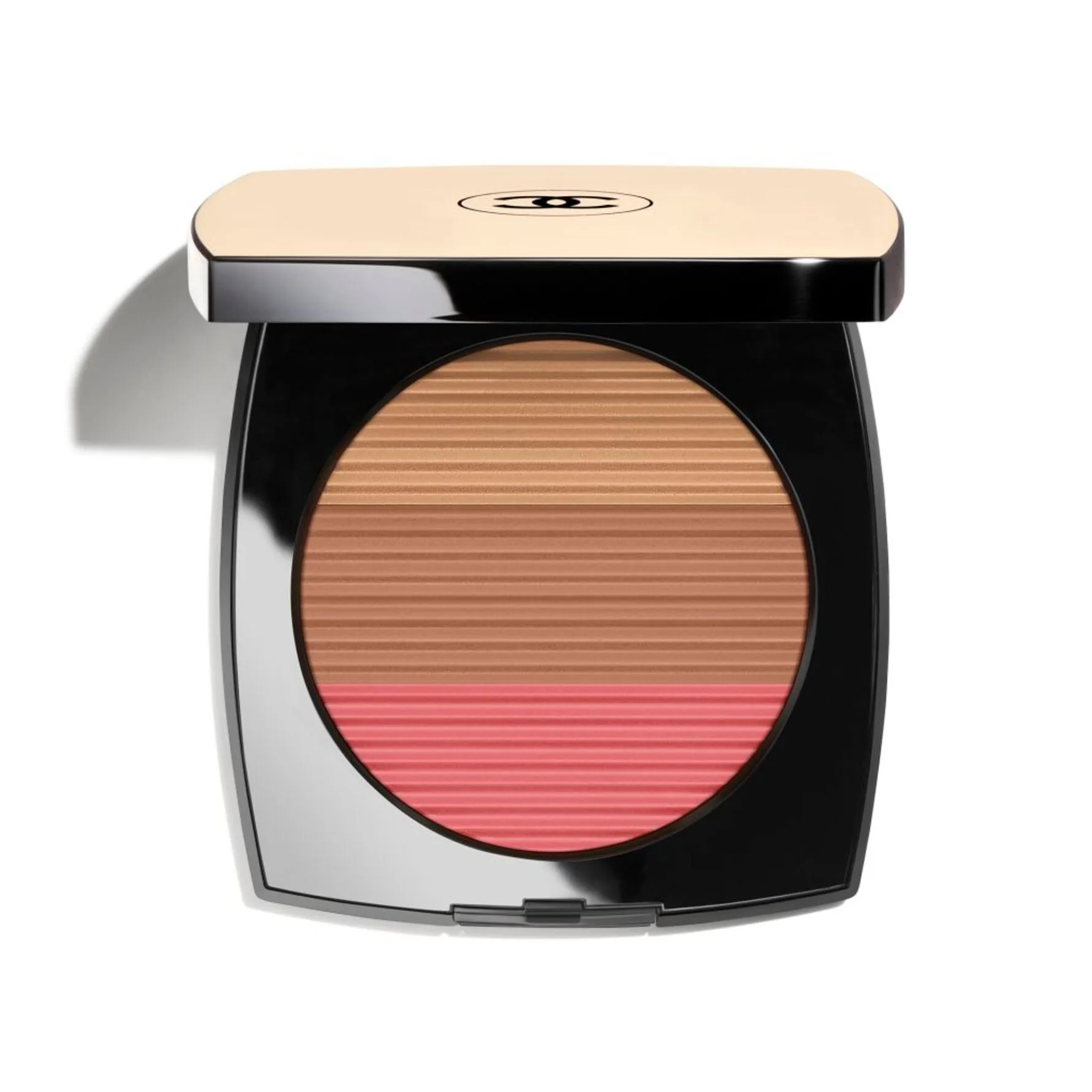 LES BEIGES Harmony Of Three Heatlhy Glow Powders. Bronzer, Blush And Highlighter. For Face And Décolleté. Oversize Format