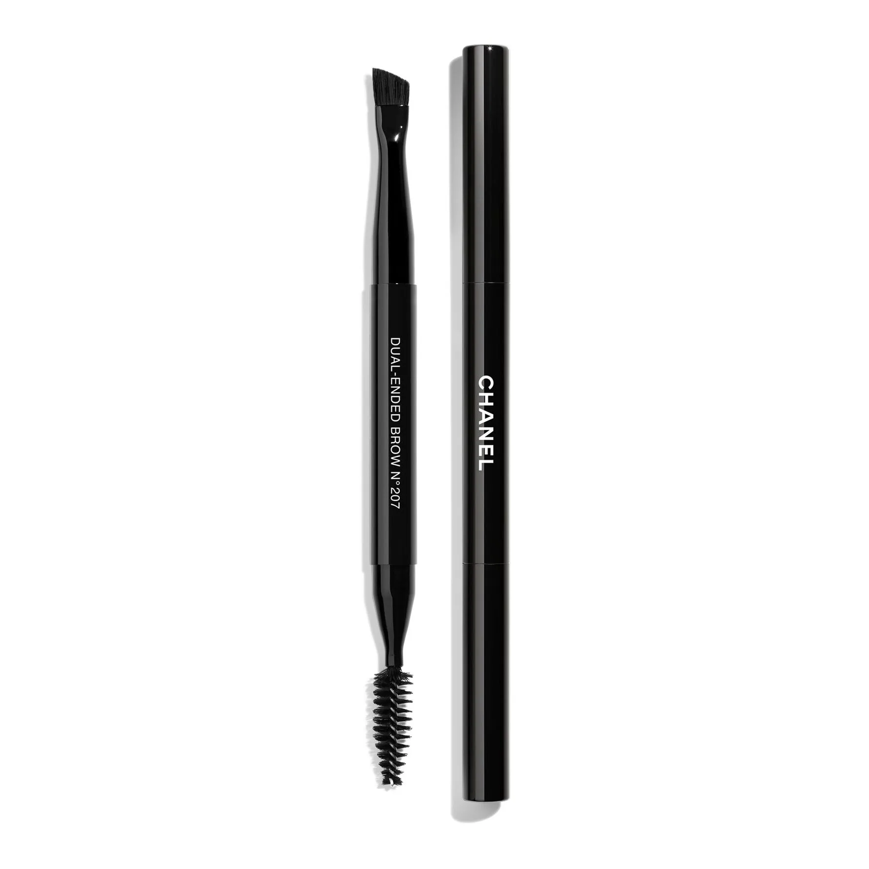 PINCEAU DUO SOURCILS N°207 DUAL-ENDED BROW BRUSH: GROOMS AND REDEFINES
