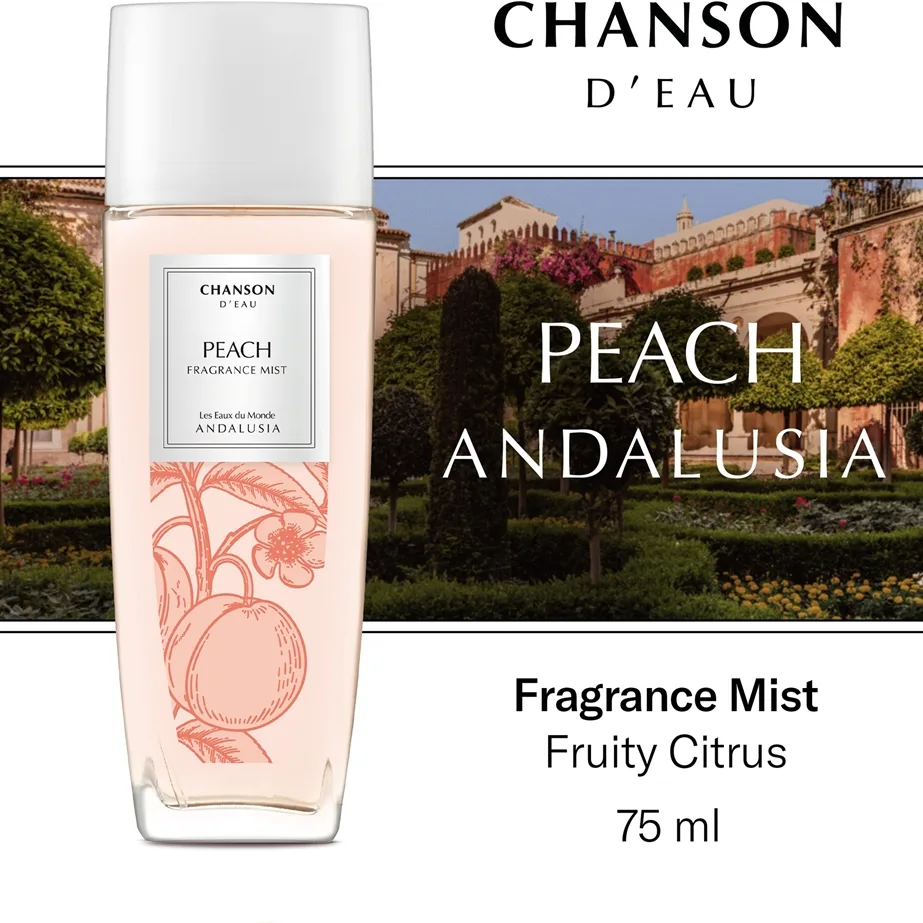 d'Eau Peach Fragrance Mist, 75ml