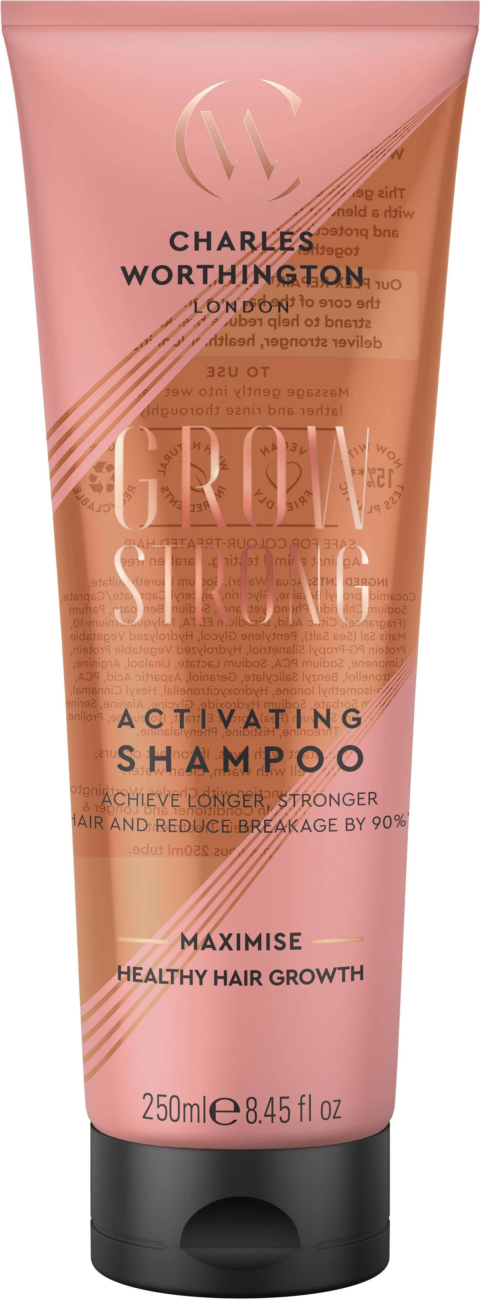 Charles Worthington Grow Strong Activating Shampoo 250 ml