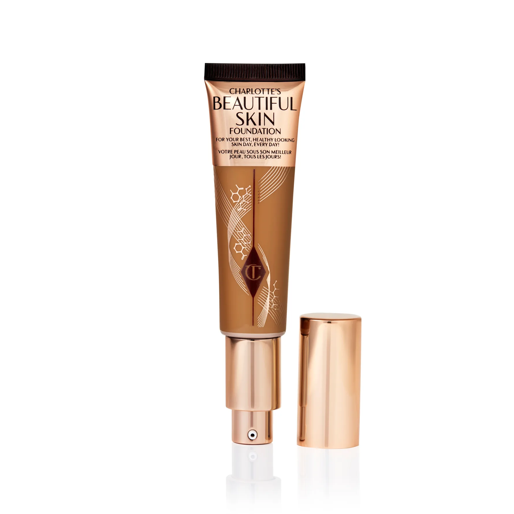 Charlotte Tilbury Beautiful Skin Foundation Fugtende foundation Skygge 13 Warm 30 ml