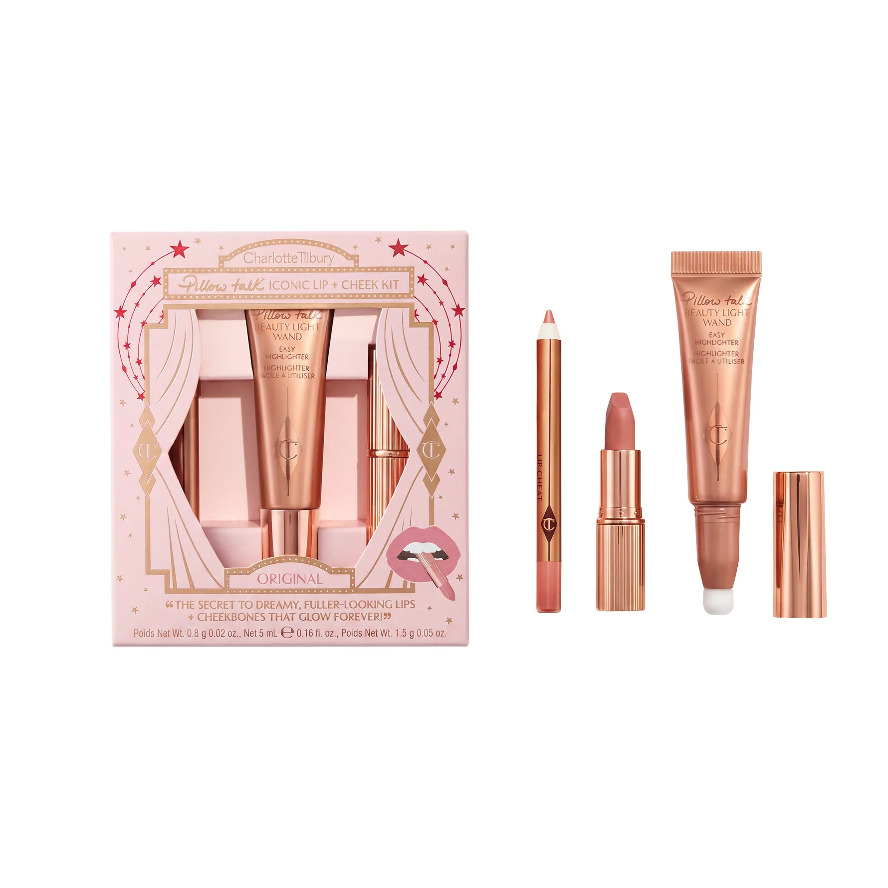 Pillow Talk Iconic Lip + Cheek Original Gift Set