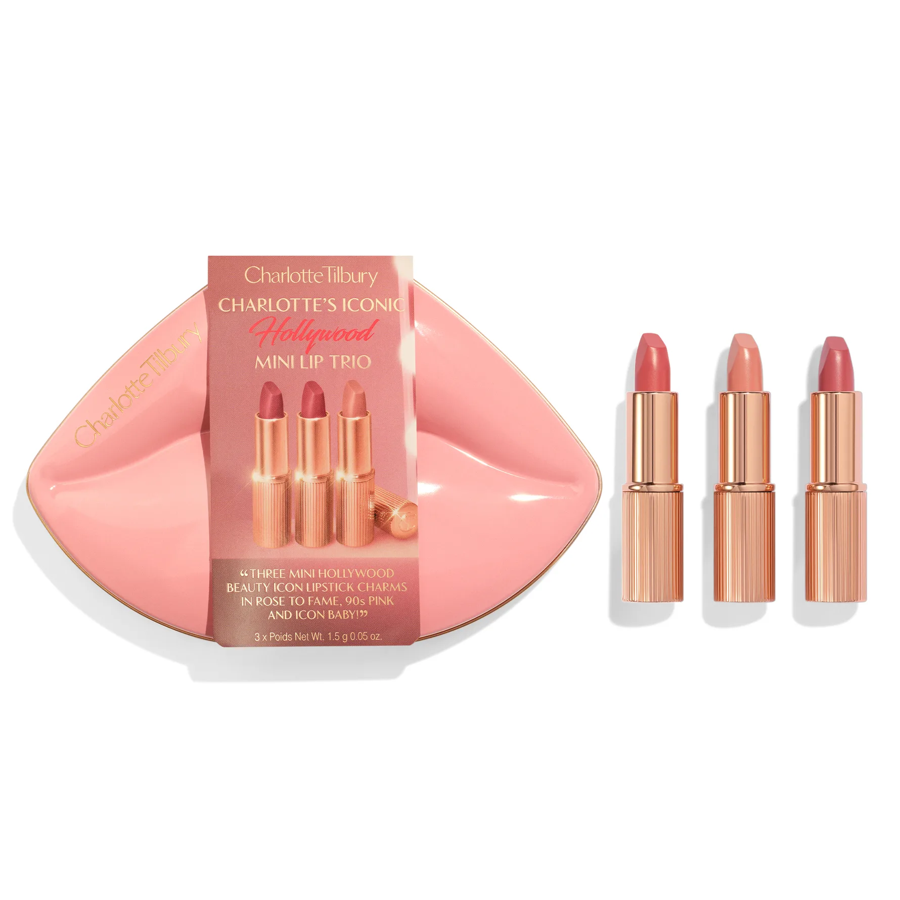 Charlotte's Iconic Hollywood Mini Lip Trio