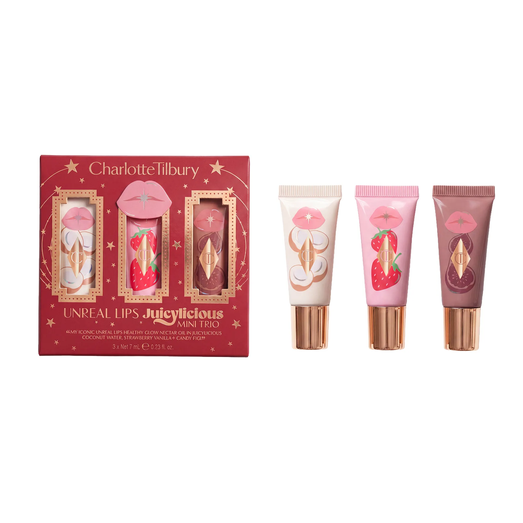Unreal Lips Juicylicious Mini Trio Gift Set