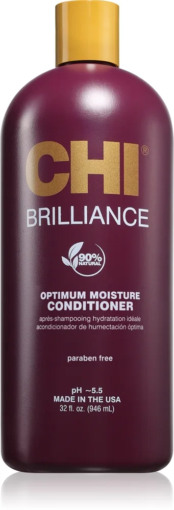 CHI Brilliance Optimum Moisture Conditioner kosteuttava hoitoaine kuiville ja vaurioituneille hiuksille 946 ml