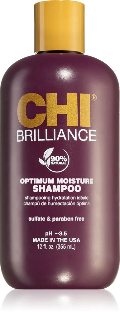 CHI Brilliance Optimum Moisture Shampoo Fuktgivande schampo för glansigt och mjukt hår 355 ml