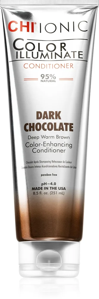 CHI Color Illuminate sävyttävä hoitoaine luonnollisille tai värjätyille hiuksille sävy Dark Chocolate 251 ml