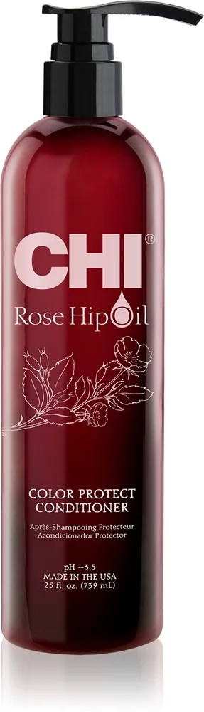 CHI Rose Hip Oil Conditioner Conditioner für gefärbtes Haar 739 ml