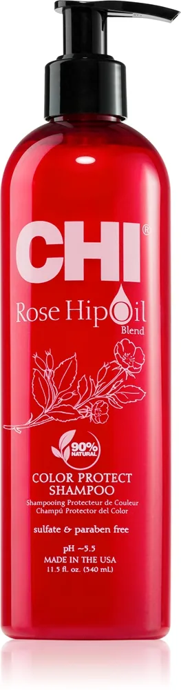 CHI Rose Hip Oil Shampoo Schampo För färgat hår 340 ml