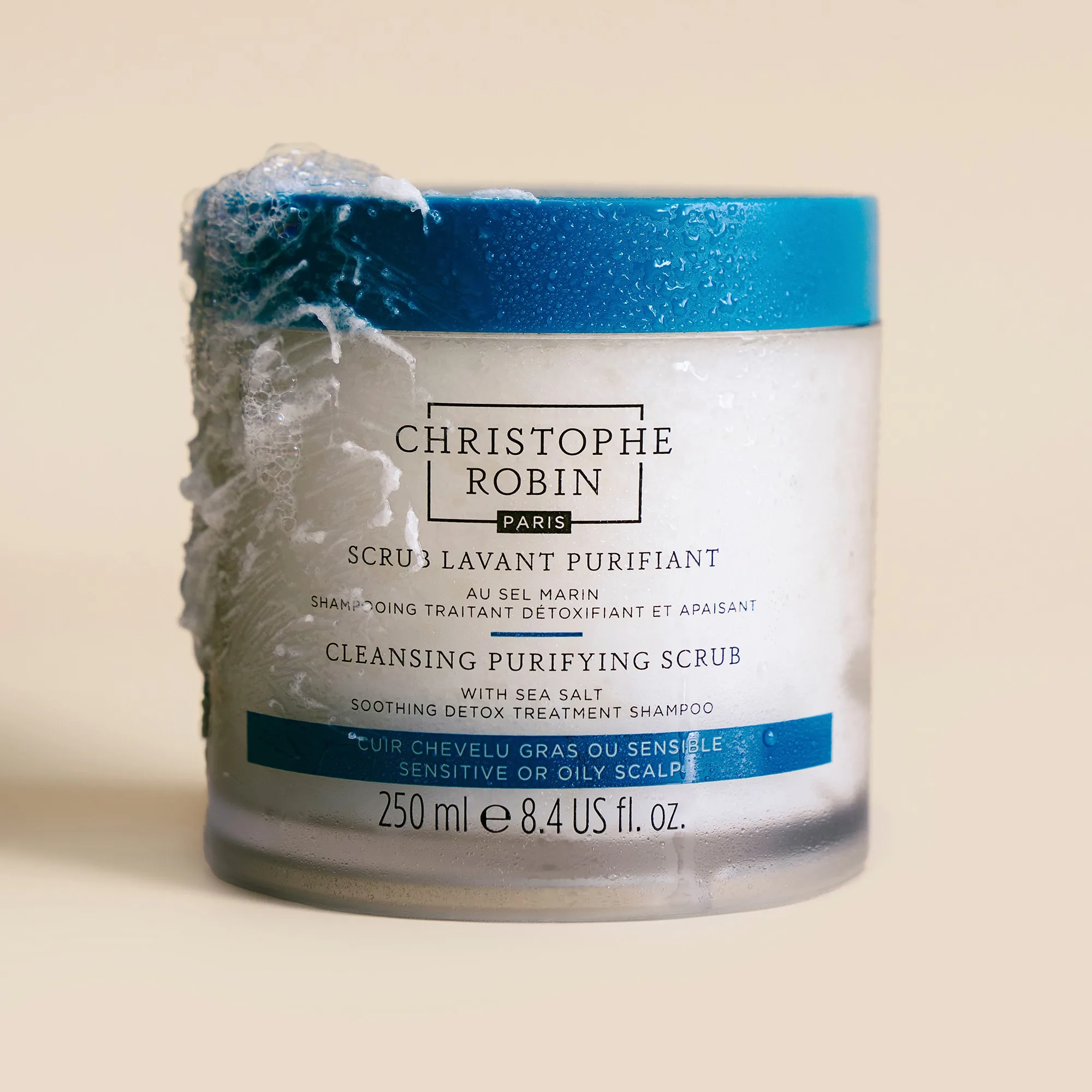 Christophe Robin Cleansing Purifying Scrub With Sea Salt (75ml)