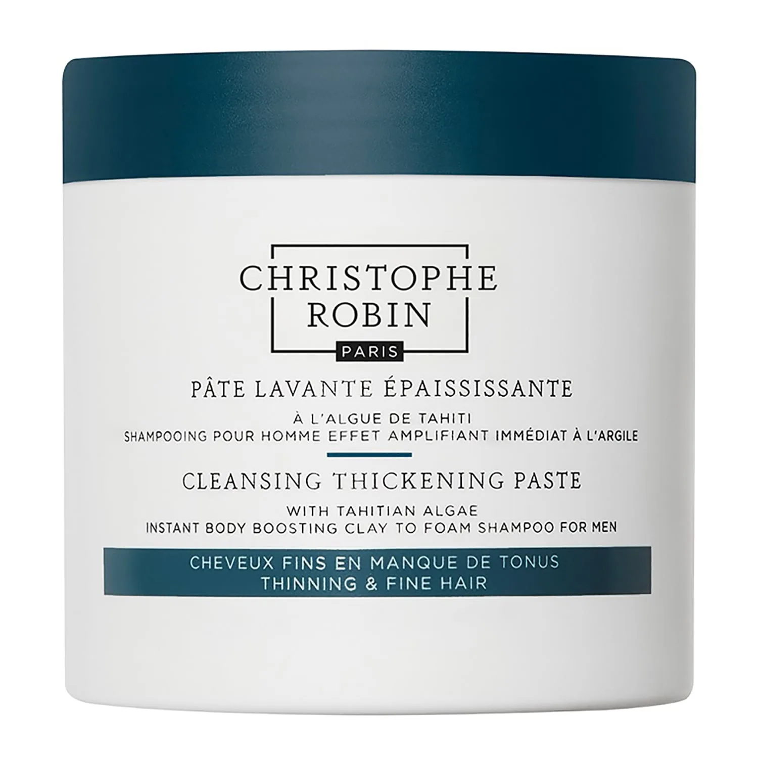 Christophe Robin - Cleansing Thickening Paste - Clay & Algae - Cleansing Thickening Paste Clay & Algae - For Women