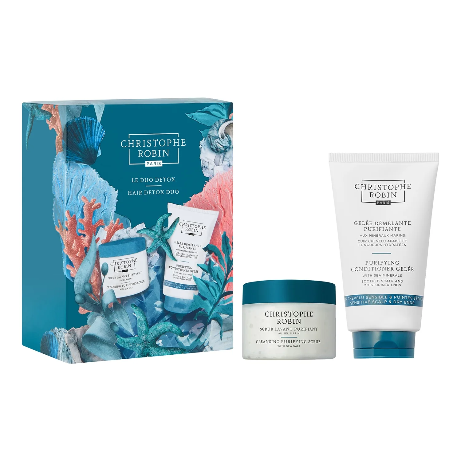 Christophe Robin - Hair Detox Duo - Hair Care Set - Set Ultimate Detox Duo - For Women