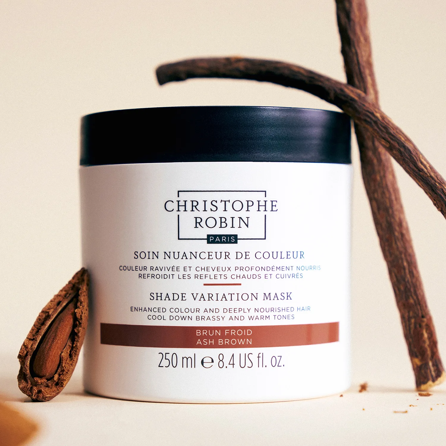 Shade variation mask - Ash Brown