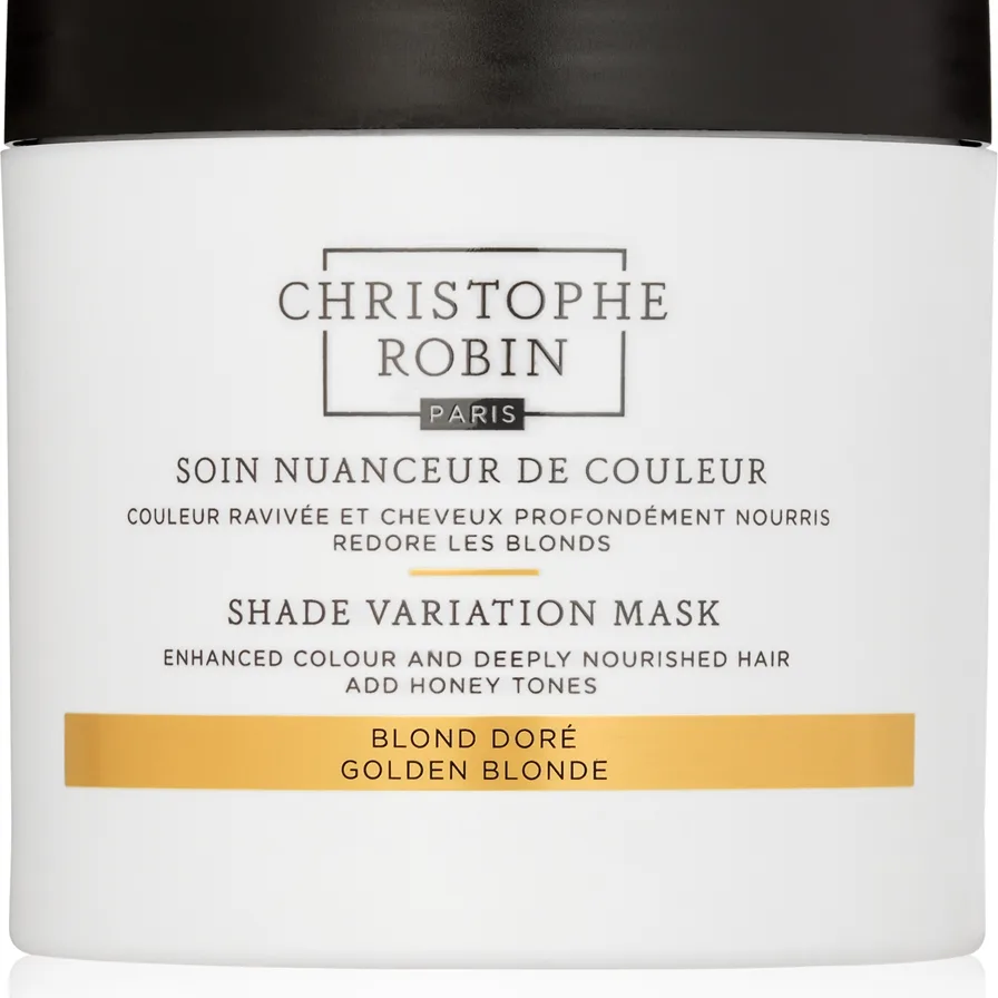 Christophe Robin Shade Variation Mask Närande krämmask för hår Skugga Golden Blond 250 ml