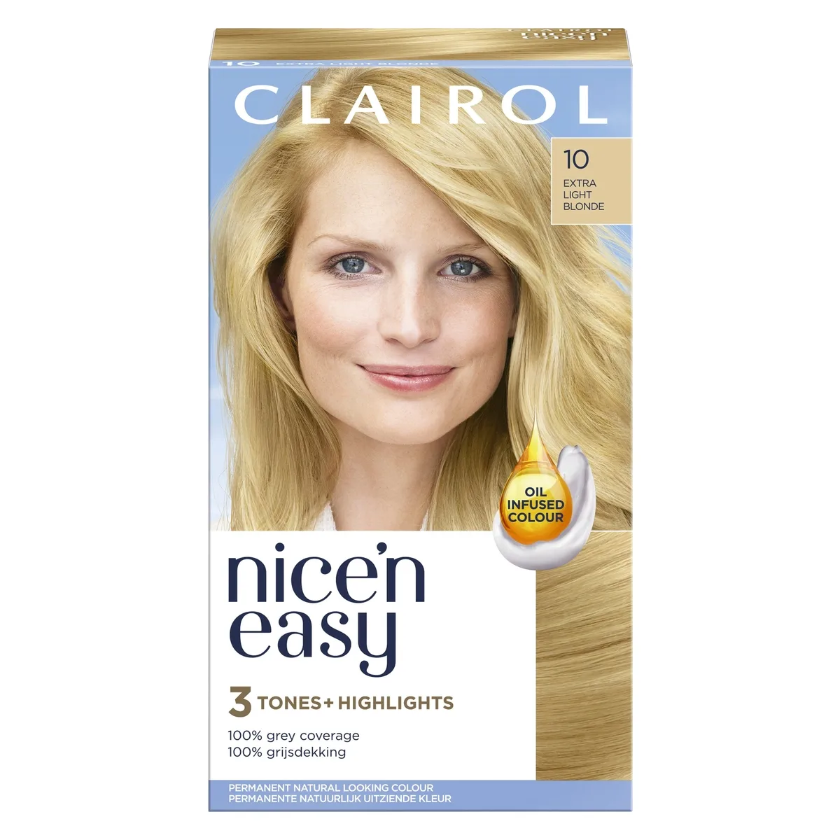 Clairol Nice'n Easy 10 Extra Light Blonde