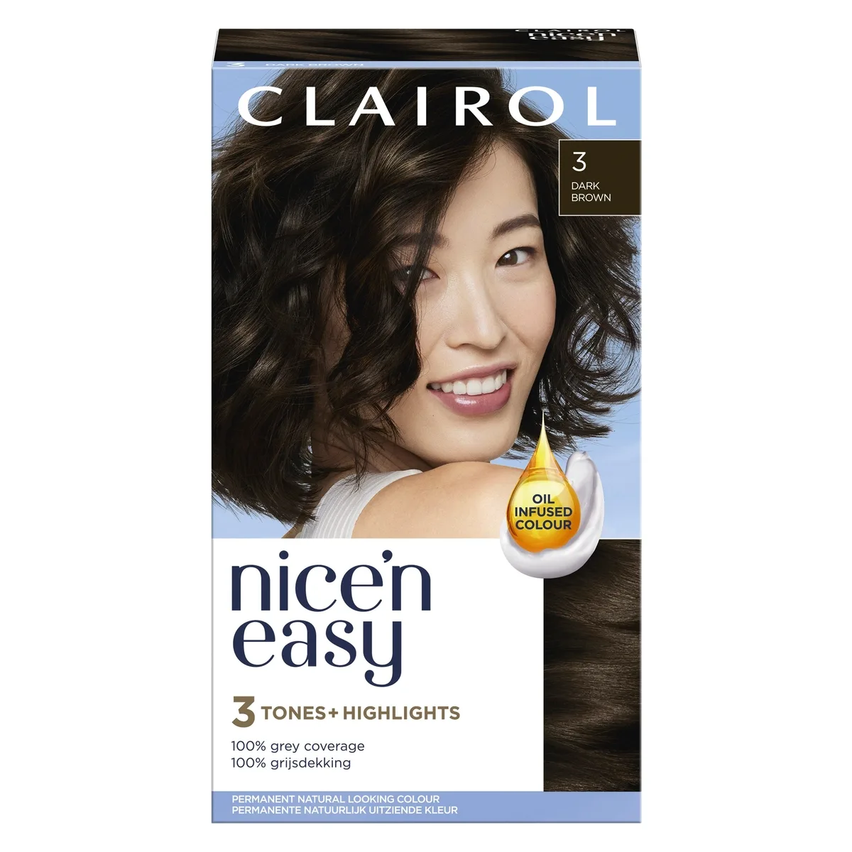 Clairol Nice'n Easy 3 Dark Brown