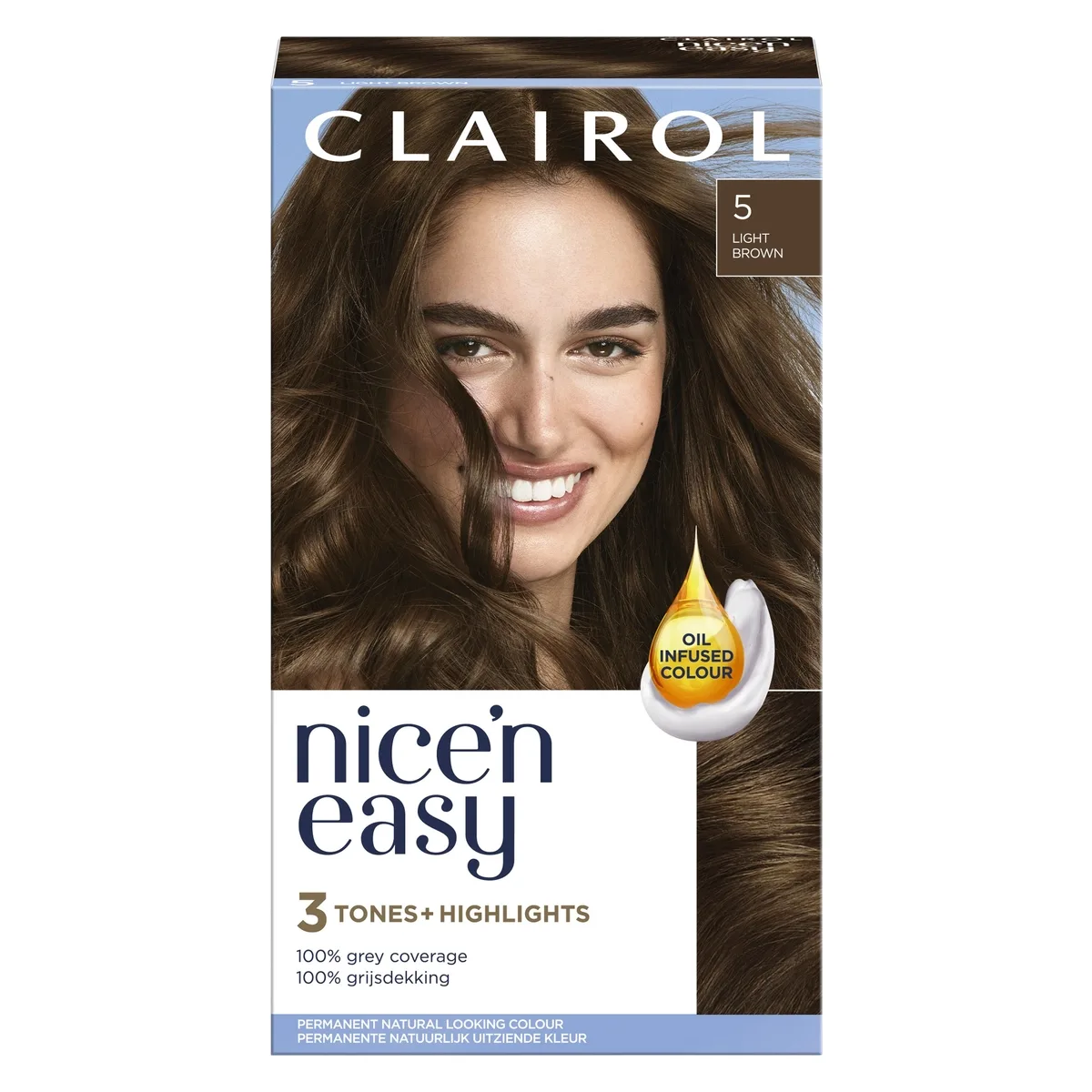 Clairol Nice'n Easy 5 Light Brown