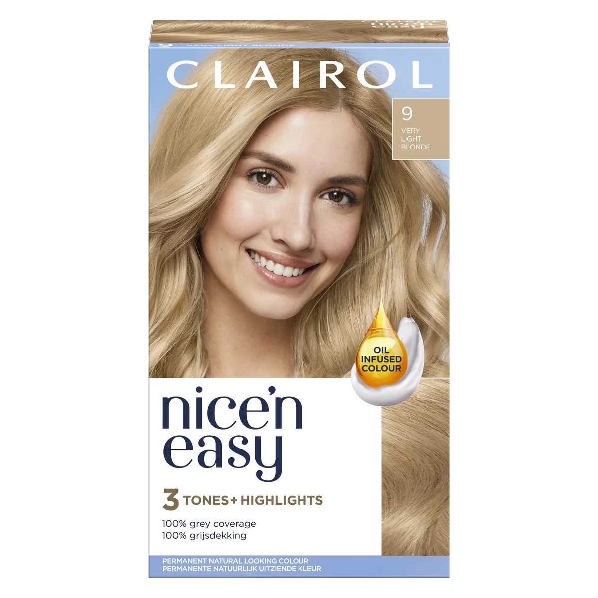 Clairol Nice'n Easy 9 Very Light Blonde