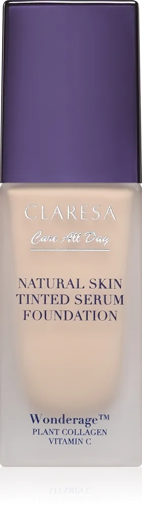 Claresa Care All Day Natural Skin Tinted Serum Foundation Let tonet væske For et naturligt look Skygge 0N Fair Neutral 32 ml