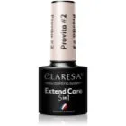 Claresa Extend Care 5 in 1 Provita aluslakka geelikynsille elvyttävä vaikutus sävy #2 5 g