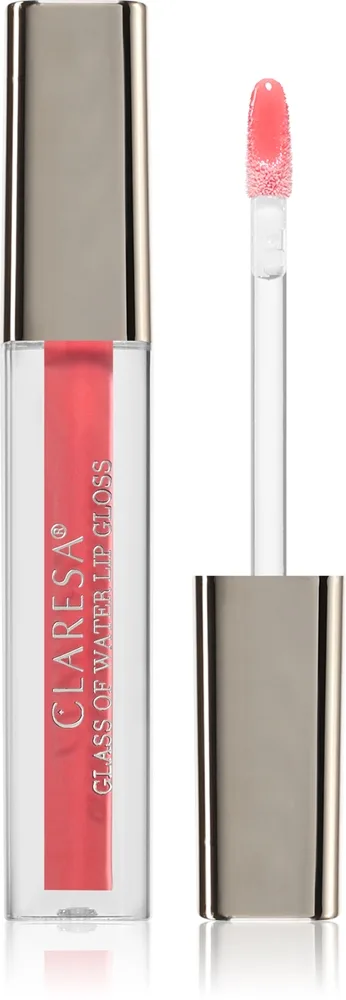 Claresa Glass of Water Lip Gloss Langtidsvarende læbeglans Skygge 03 Pink Tonic 2 g
