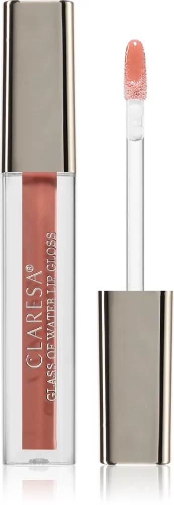 Claresa Glass of Water Lip Gloss Langtidsvarende læbeglans Skygge 06 Iced Latte 2 g