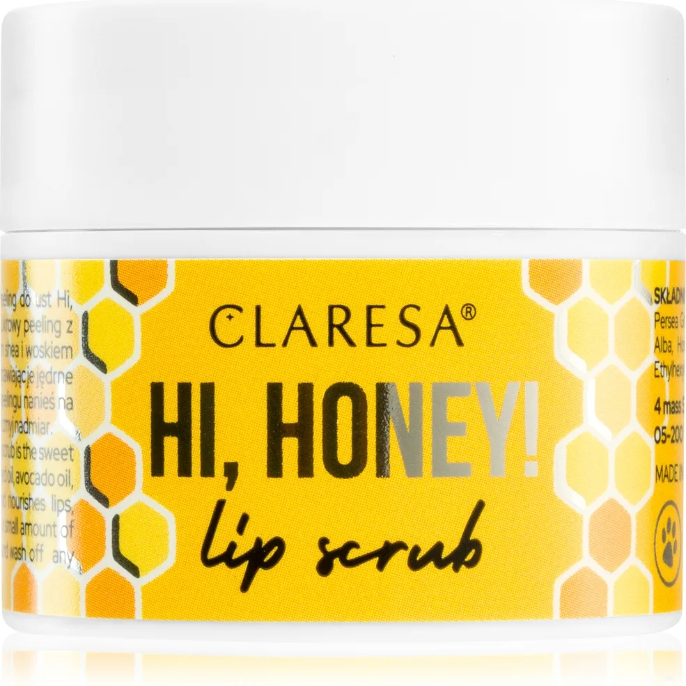 Claresa Hi, Honey huulikuorinta sisältää hunajaa 15 g