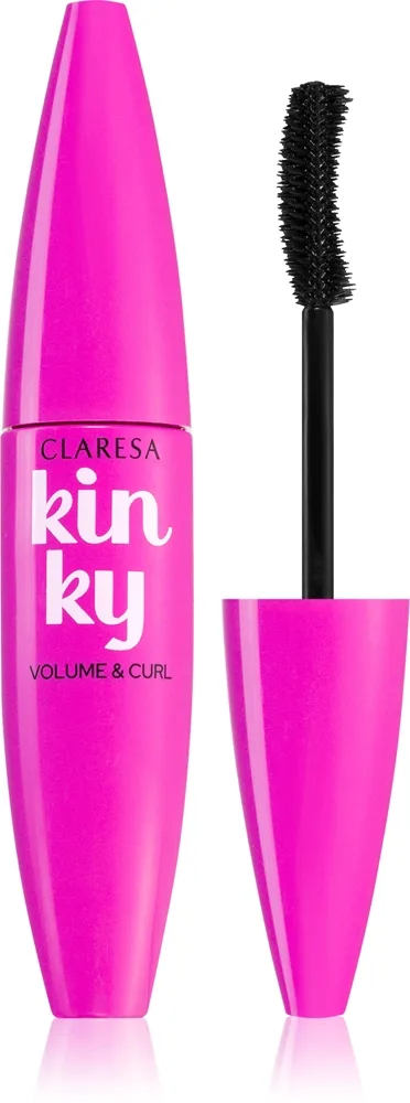 Claresa Kinky Volume og curling mascara Skygge 01 Deep Black 10 g