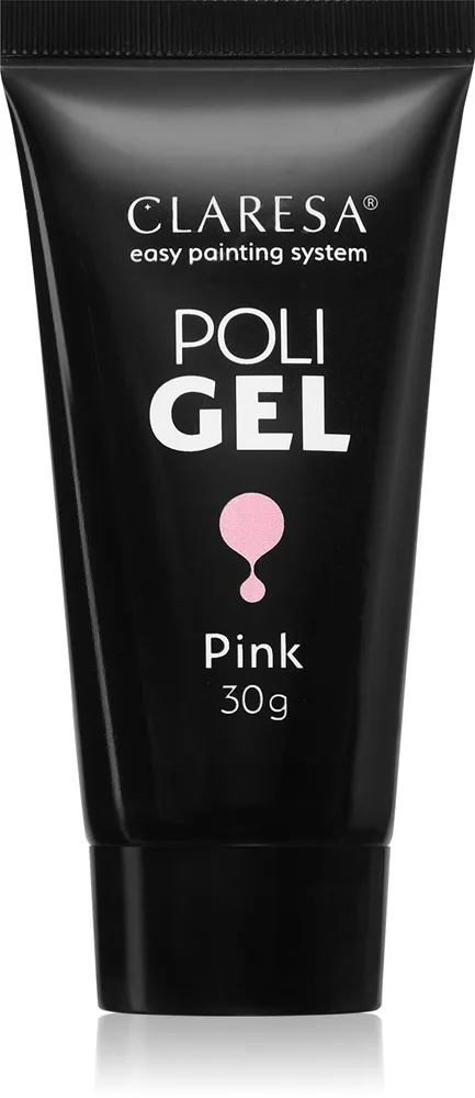 Claresa Poli Gel Gel til opbygning af negle Skygge Pink 30 g