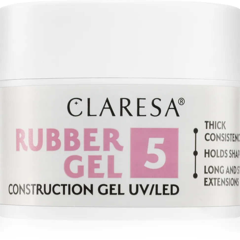 Claresa Rubber Gel Construction Gel UV/LED pidentävä geelikynsilakka sävy 05 12 g