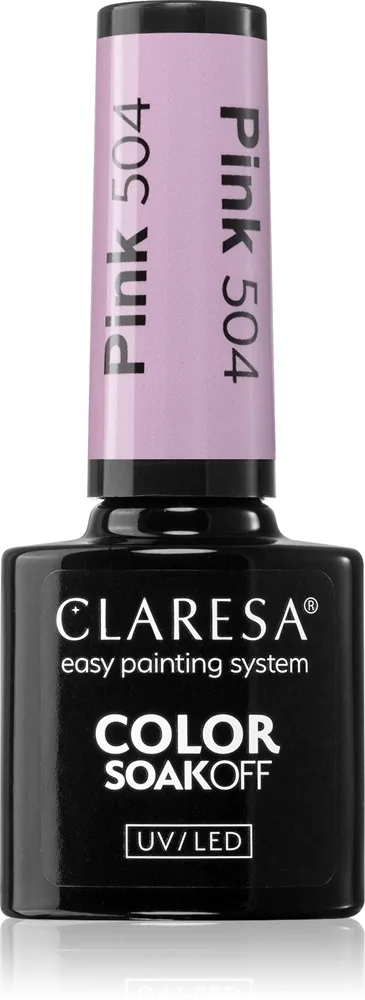 Claresa SoakOff UV/LED Color Balloon Journey Gel neglelak Skygge Pink 504 5 g