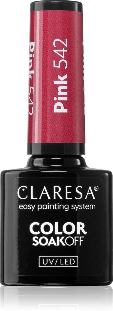 Claresa SoakOff UV/LED Color Balloon Journey Gel neglelak Skygge Pink 542 5 g