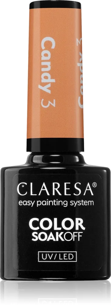 Claresa SoakOff UV/LED Color Candy Gel neglelak Skygge 6 5 g