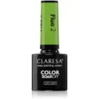 Claresa SoakOff UV/LED Color Fluo geelikynsilakka sävy 2 5 g