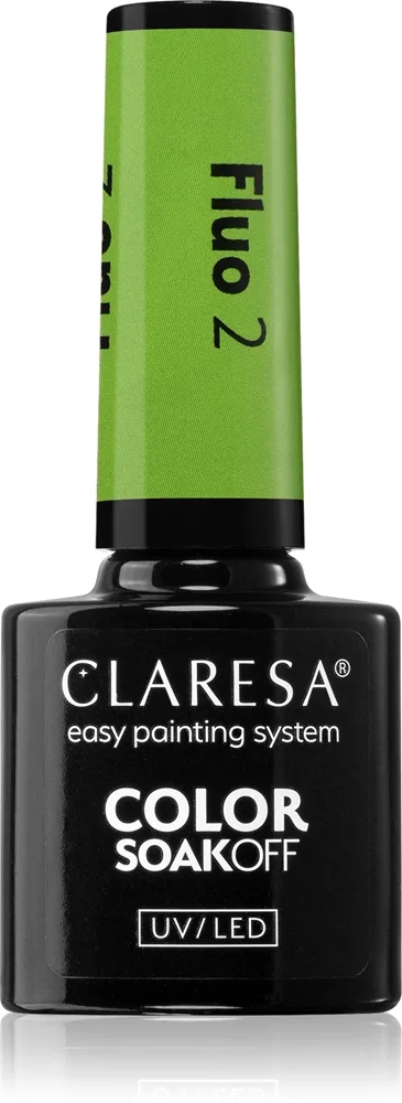 Claresa SoakOff UV/LED Color Fluo Gel neglelak Skygge 6 5 g