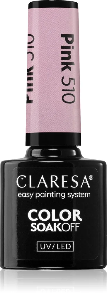 Claresa SoakOff UV/LED Color Fun Fair geelikynsilakka sävy Pink 510 5 g