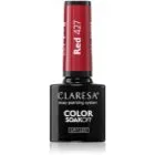 Claresa SoakOff UV/LED Color Fun Fair geelikynsilakka sävy Red 427 5 g